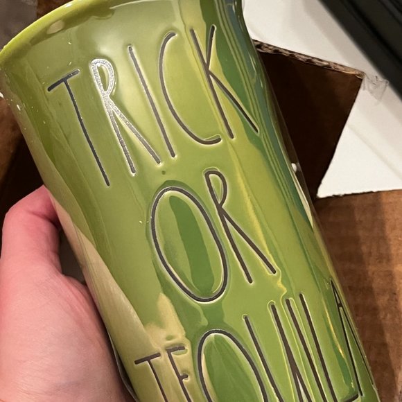 Rae‎ Dunn Trick or Tequila Ceramic Travel Mug (new) - Picture 6 of 13